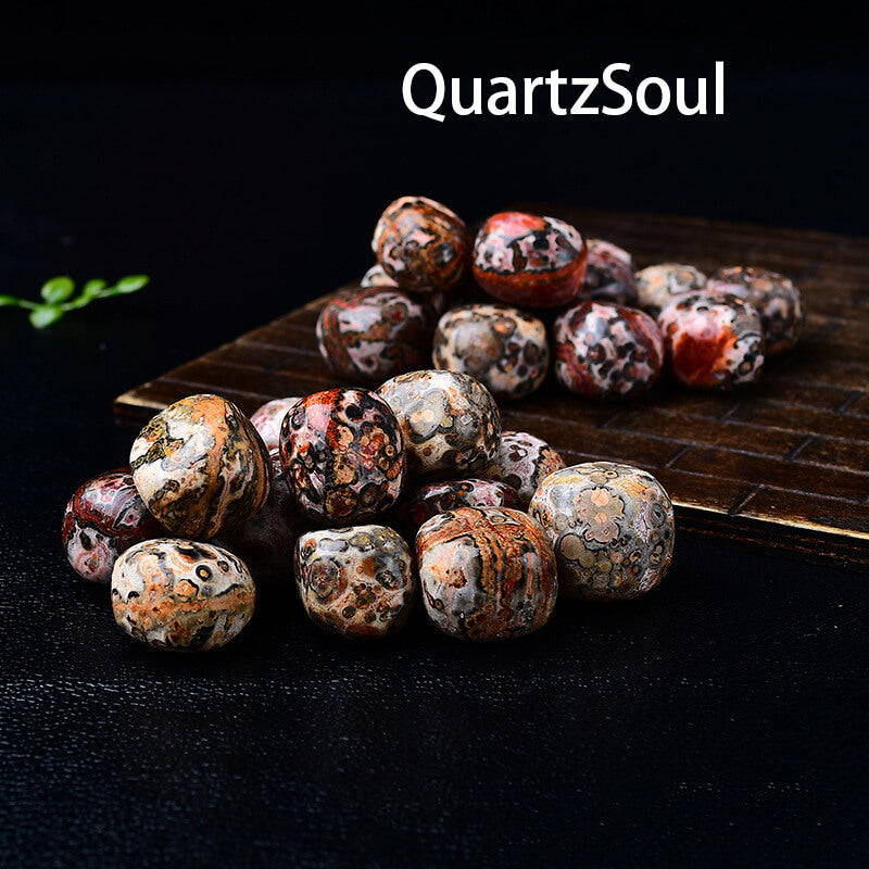 Leopardskin Jasper Tumbled Stones - Earth's Healing Gemstone