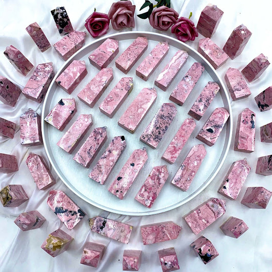 Premium Rhodochrosite Tower Crystal for Wholesale Crystal Suppliers