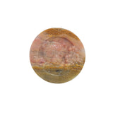 Natural bear shape rhodonite carved crystal figurine with pink and black patterns for crystal healing