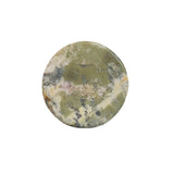Rhodonite bear carved crystal used as meditation focus tool