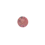 Natural Pink Rhodonite Bear Carving Front View Crystal Healing Stone