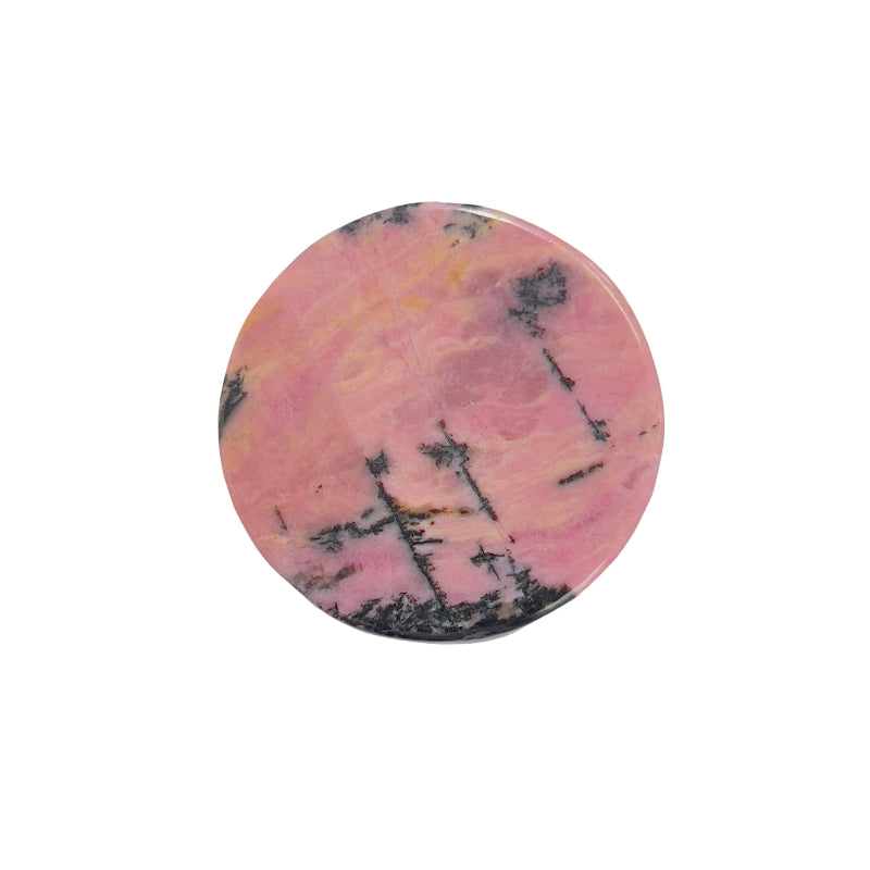 Natural Rhodonite Bear Crystal Carving Back View Wholesale