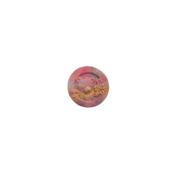 Natural Bear Shaped Rhodonite Crystal Carving Wholesale