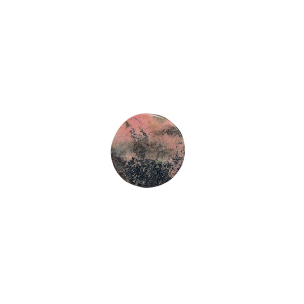 Rhodonite bear crystal used in meditation and healing practices