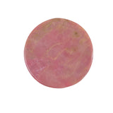 Natural rhodonite bear figurine side angle for crystal suppliers