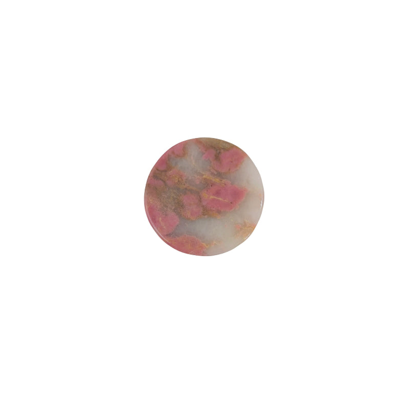 Handcrafted rhodonite bear crystal figure for crystal suppliers