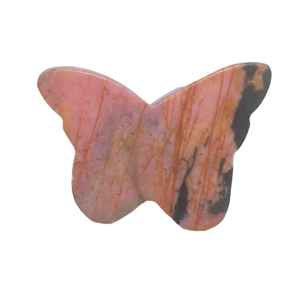 Rhodonite Butterfly Crystal on Spiritual Altar Setup
