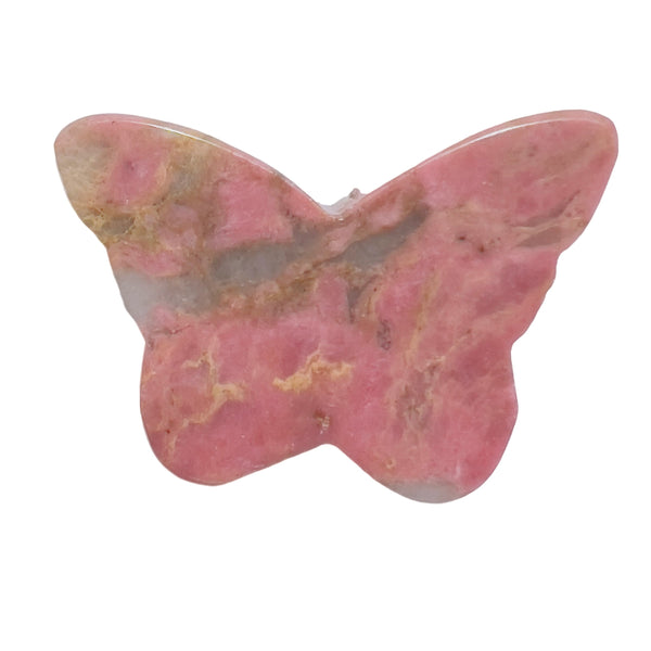 Rhodonite butterfly carving presented as premium crystal gift