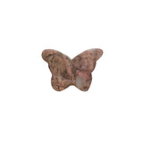 Rhodonite Butterfly Crystal Healing Arrangement Natural Stone Set