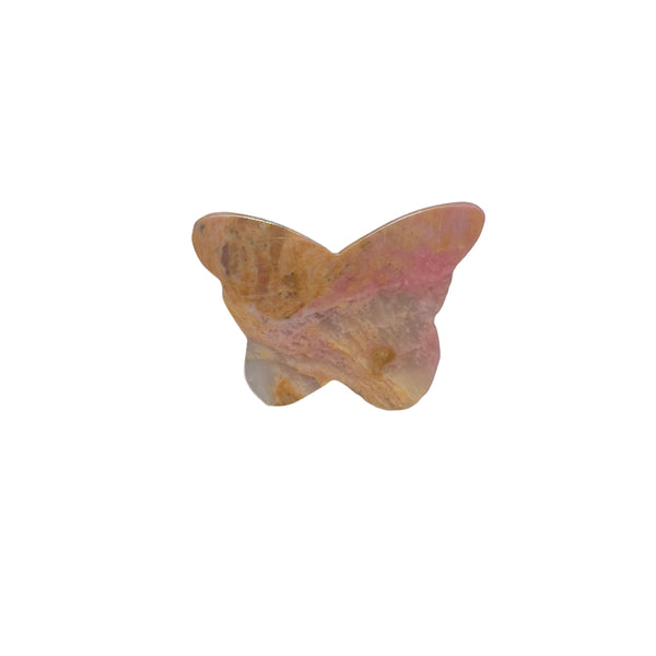 Rhodonite Butterfly Crystal with Powerful Metaphysical Properties