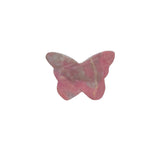 Natural Pink Rhodonite Butterfly Crystal Carving for Healing
