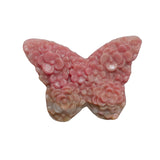 Rhodonite Butterfly Carving For Feng Shui Home Decor Crystal Healing