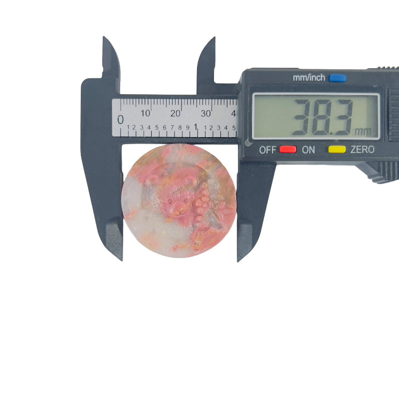 Bulk rhodonite bear crystal carvings for crystal suppliers