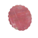 Pink rhodonite crystal magical girl medallion size measurement