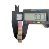 Rhodonite Crystal Thickness Measurement Showing 9.3mm