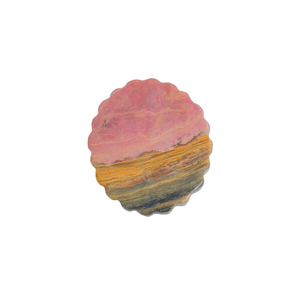 Rhodonite Crystal Display with Healing Properties