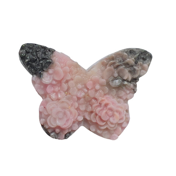 Rhodonite Pink Butterfly Crystal Polished Finish Wholesale
