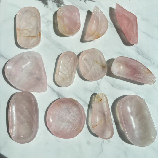 Premium wholesale rose quartz crystal bowl for healing and energy work