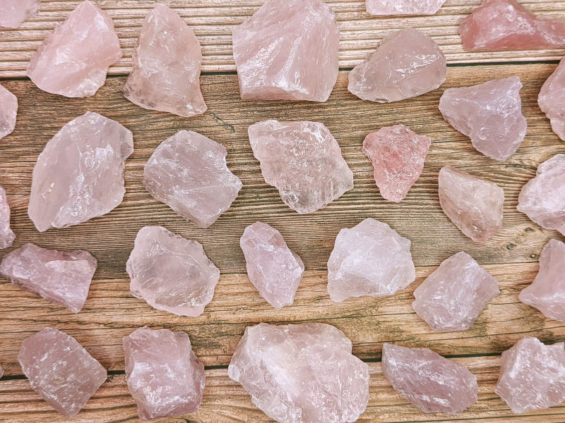 Natural Raw Rose Quartz Crystal Wholesale Bulk Supply