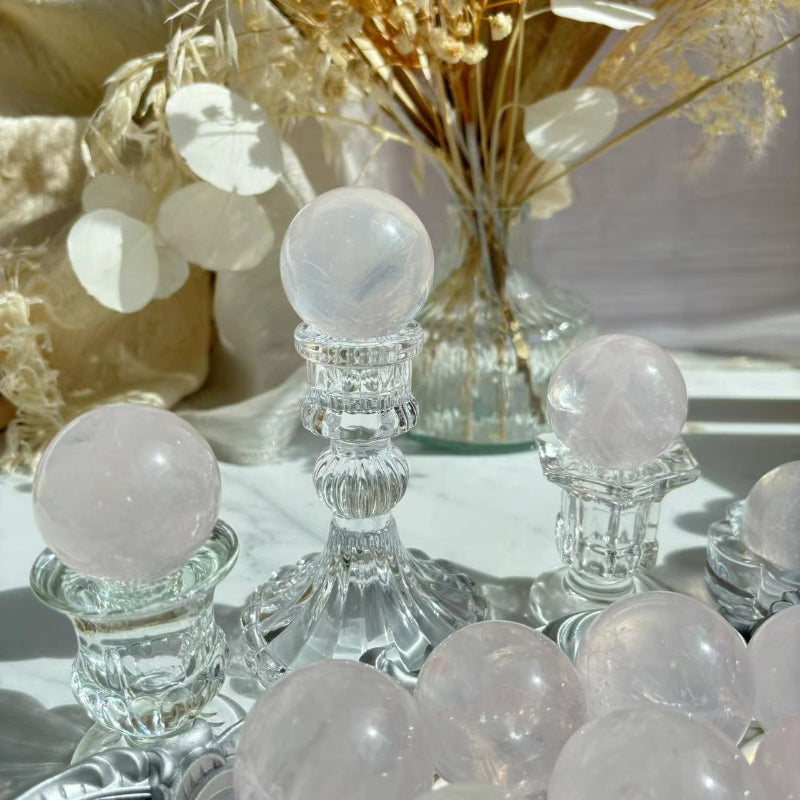 Using Rose Quartz Sphere for Meditation and Energy Work