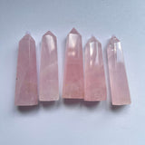 Rose Quartz Tower Natural Pink Crystal for Energy Healing