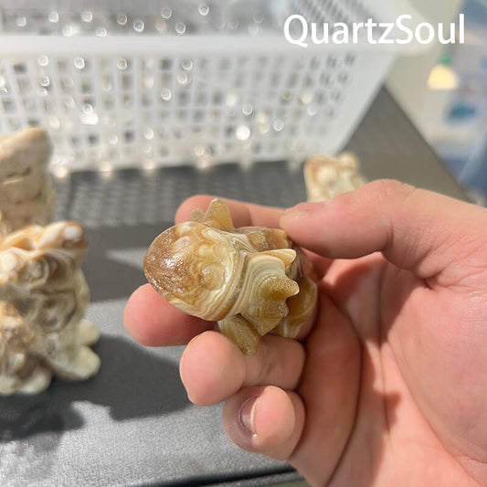 Premium chocolate calcite salamander crystal for wholesale crystal suppliers