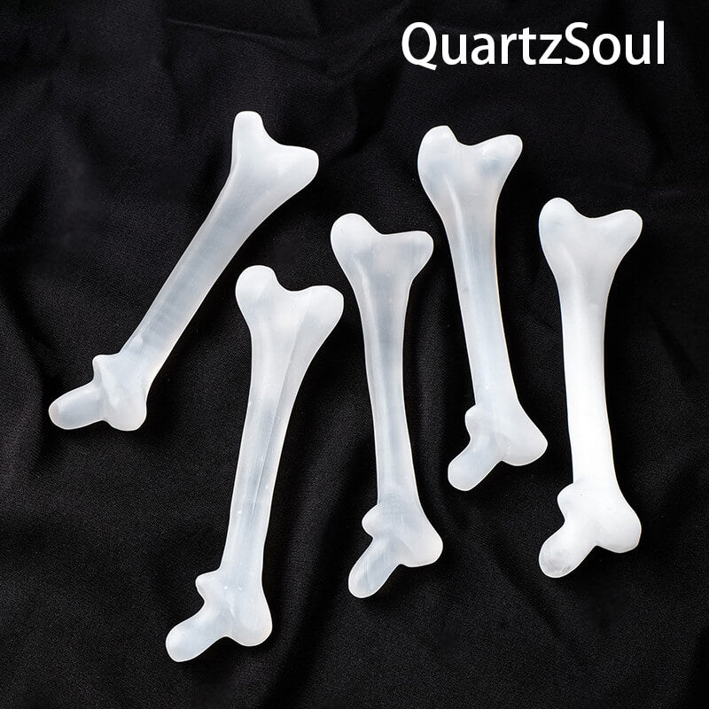  Luminous Selenite Bone Crystal Healing Mineral