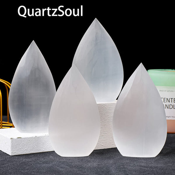 Selenite Crystal Showing Unique Flame-Like Shape