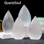 Selenite Crystal Showing Unique Flame-Like Shape