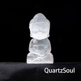 Selenite Crystal Palm Stone with Healing Properties