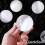 Small Natural Selenite Palm Stone Crystal
