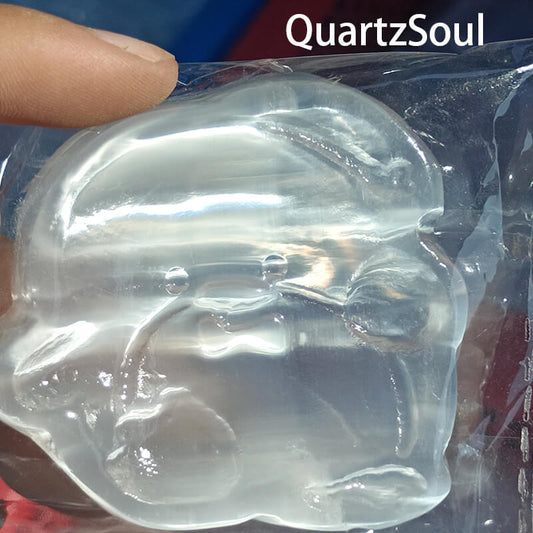 Selenite Crystal Penguin Carving Wholesale Crystal Supply
