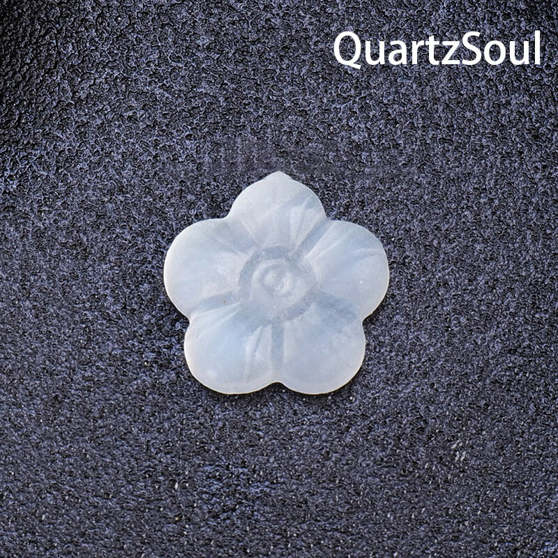 Luminous Selenite Crystal Flower - Spiritual Healing Mineral