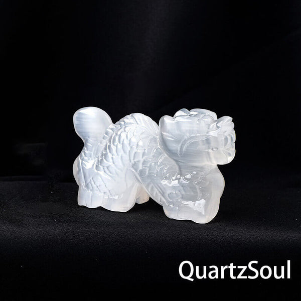 selenite dragon energy healing Stones