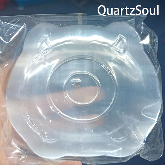 Eye Shape Selenite Crystal Carving Wholesale