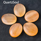 Orange Selenite Meditation Crystal for Chakra Healing Work
