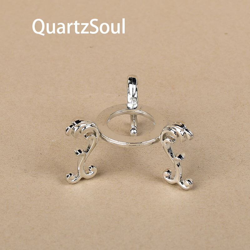 Alloy Crystal Sphere Stand for Display - Multiple Finishes
