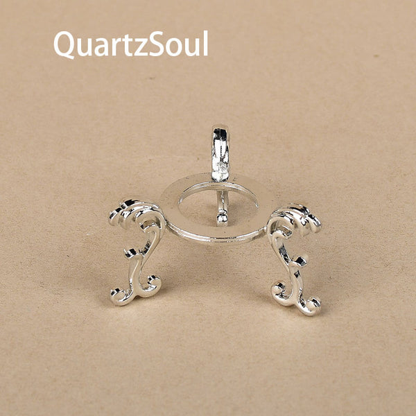 Alloy Crystal Sphere Stand for Display - Multiple Finishes