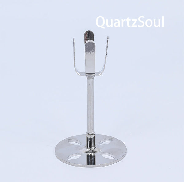 Premium Silver Crystal Display Stand | Elegant Sphere Holder