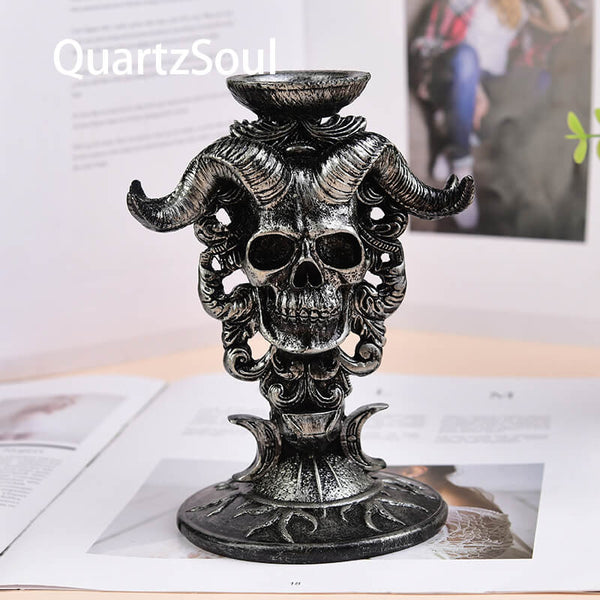 Lion Crystal Ball Stand - Gothic Sphere Display Holder