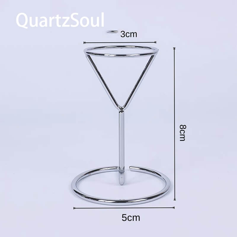 Sphere Display Stand | Crystal Ball Holder & Silver Copper