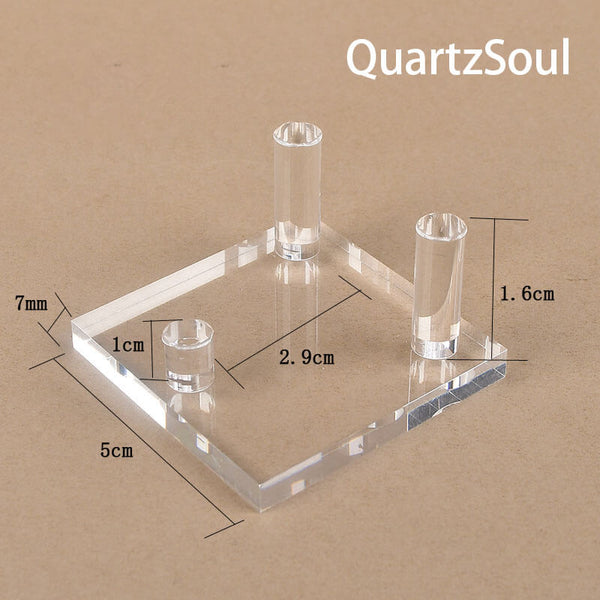Elegant Crystal Display Stand for Spheres, Towers & Wands