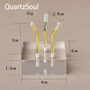 Small 3cm crystal display stand perfect for miniature spheres and specimens