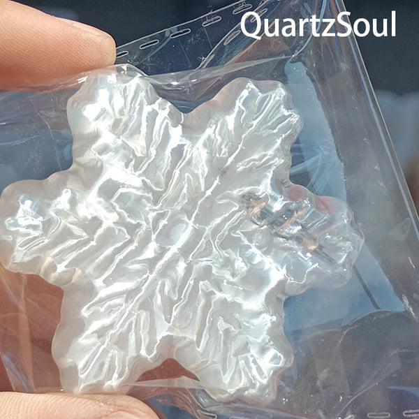 Premium wholesale snowflake selenite crystal in protective packaging