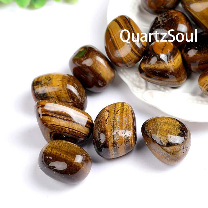 Tiger's Eye Tumbled Stones - Healing Crystal Gemstones