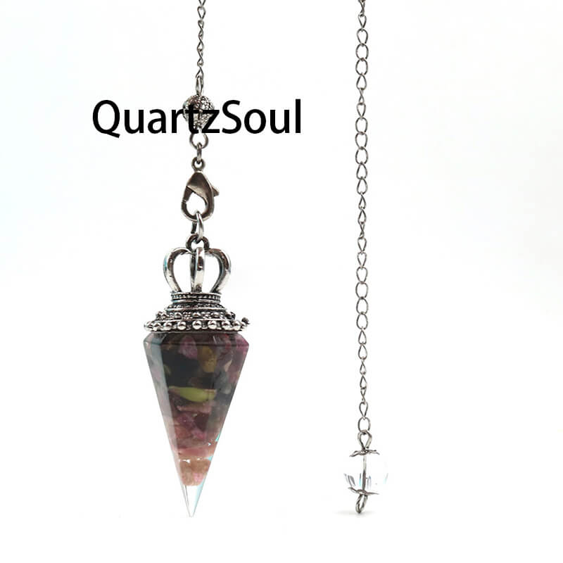 Tourmaline Crystal Pendulum for Energy Protection