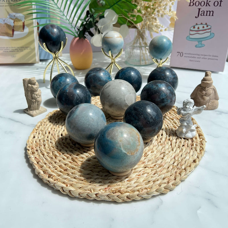  Natural Trolleite Crystal Sphere for Metaphysical Healing