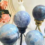 Trolleite Crystal Sphere with Decorative Display Stand