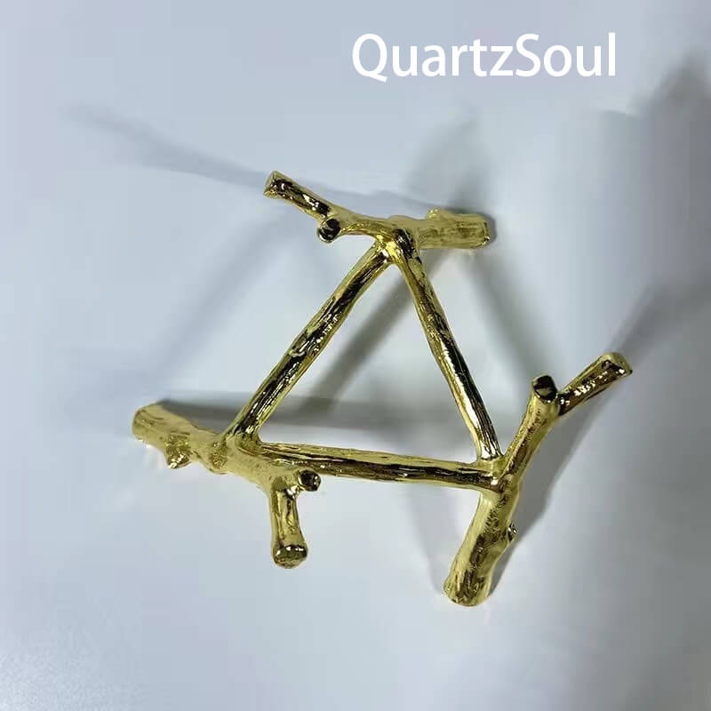 Twig Crystal Display Stand in Silver Gold Rose Gold Finish