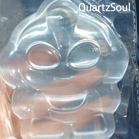 Hand-carved Ultraman selenite crystal figurine wholesale crystal carving